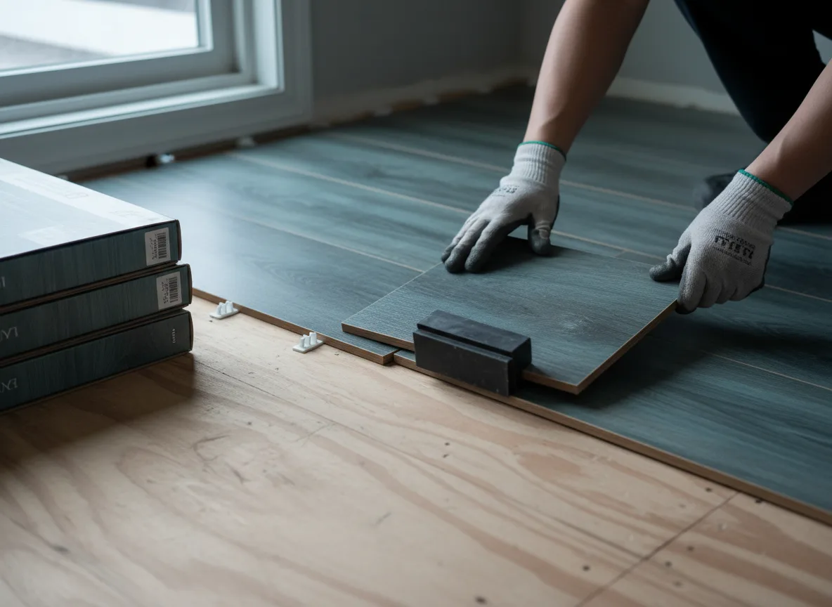 Luxury Vinyl Plank Installation company in Grainfield, KS